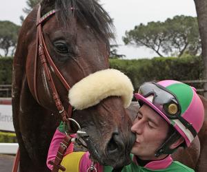 Domenica Premio Parioli e festeggiamenti per Mirco Demuro a Capannelle