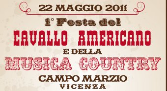 Cavallo Americano e Musica Country: prima festa al Campo Marzio di Vicenza