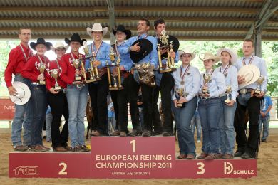Grandissimi i ragazzi del Reining: vincono gli europei!