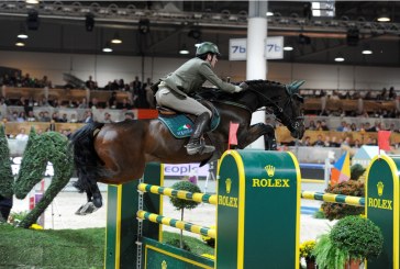 Roberto Cristofoletti, campione italiano in carica, secondo in un GP 1,55m in Svezia