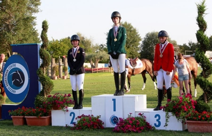 L’Irlanda conquista l’oro individuale ai campionati europei pony di salto ostacoli