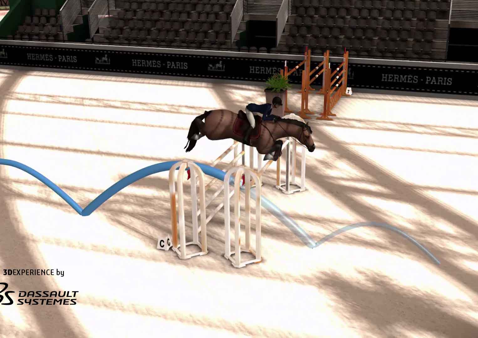Tutti a cavallo con la 3D experience del Saut Hermès