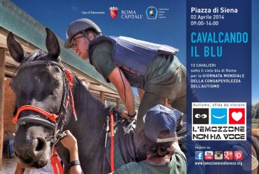 “Cavalcando il Blu” a Piazza di Siena