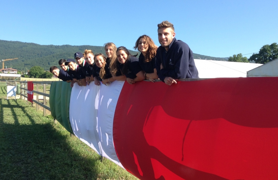 Azzurri in campo a Givrins per i Campionati Europei di Reining