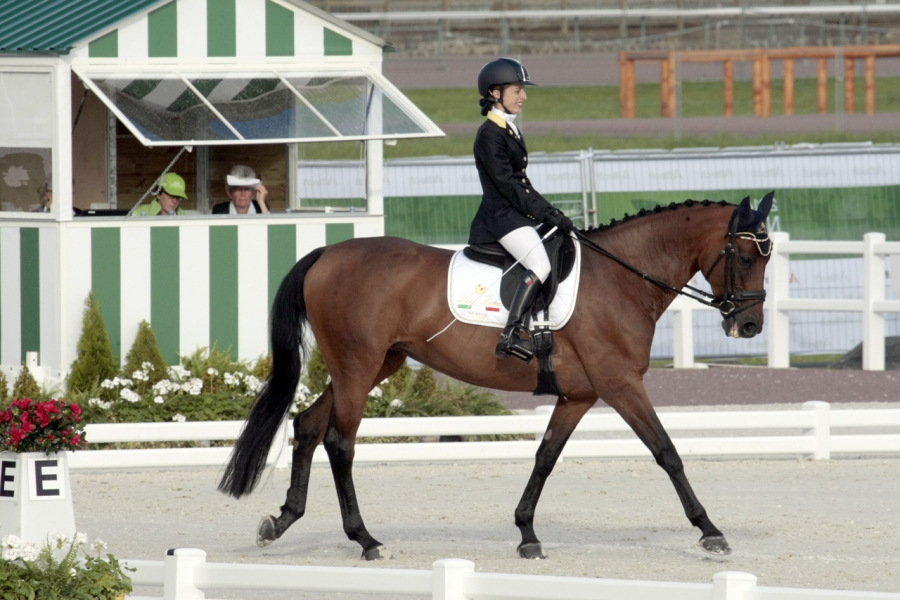 WEG paradressage, straordinaria Sara Morganti