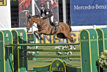 Scott Brash galoppa versa il Rolex Grand Slam of Show Jumping