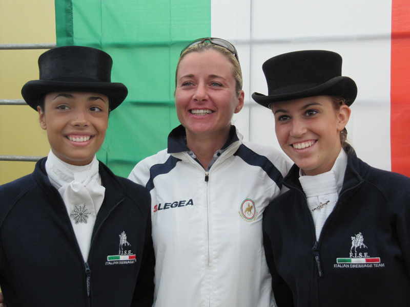 Azul Maria Marinoni e Romana miglior binomio italiano agli Europei di dressage di Broholm