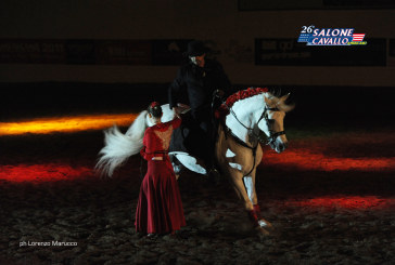 I fratelli Giona e il team di Rossano Oliveti al Salone del Cavallo Americano