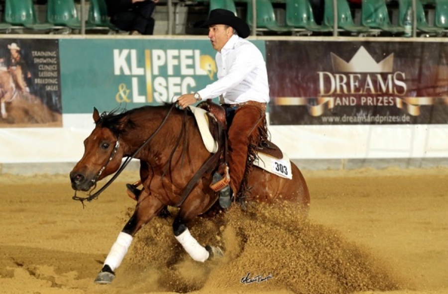 Reining, Claudio Risso sugli scudi a Kreuth