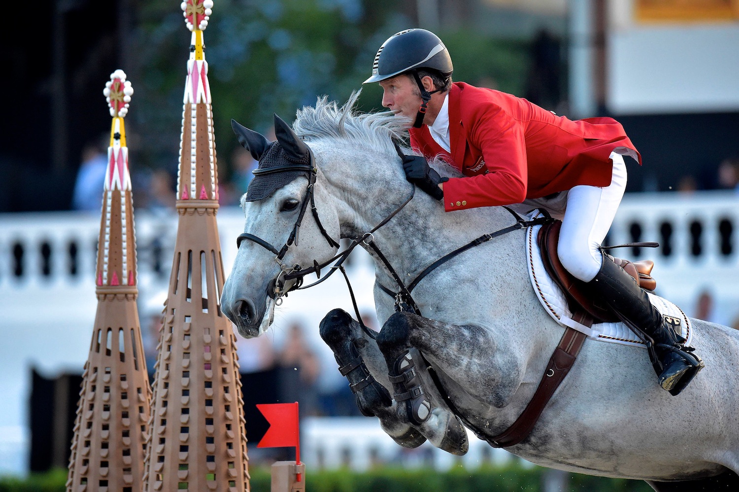 Zinedine sostituisce Chiara alla finale del Global Champions Tour di Doha