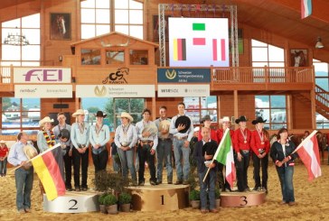 Europei di reining juniores e young riders, Italia d’oro e d’argento a Givrins