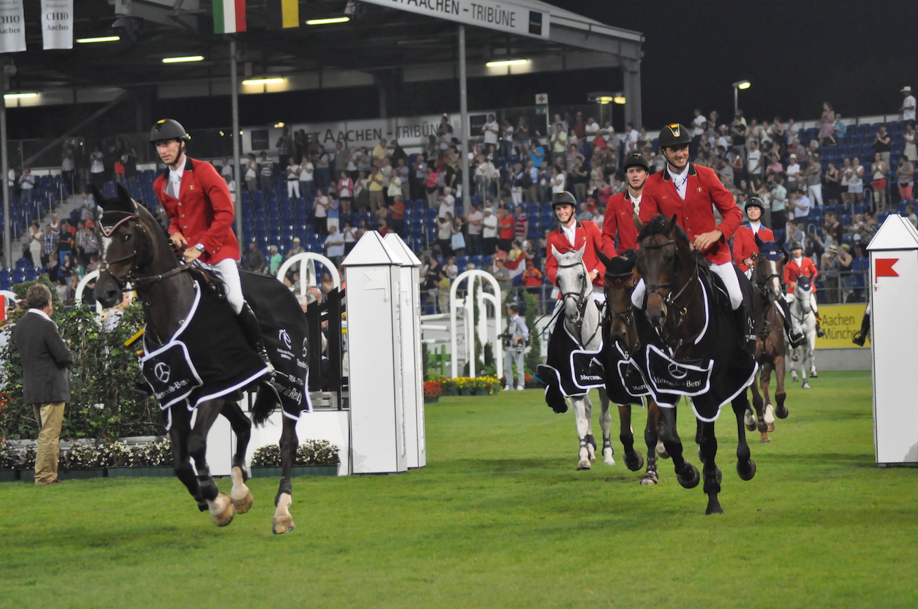 Le squadre di Svezia, Francia e Belgio i Campionati Europei di Aquisgrana